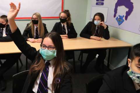 Daily Covid tests for school kids just as effective as sending them home, study reveals in push to..