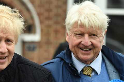 Boris Johnson’s dad Stanley reveals PM asked him for two copies of his book The Virus – to give to..