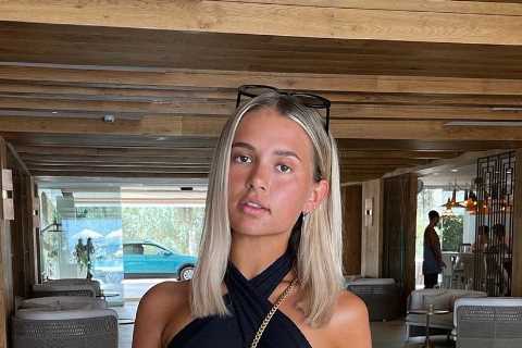 Love Island’s Molly-Mae Hague poses in tiny bikini top in Ibiza saying she’s ‘worked on herself’