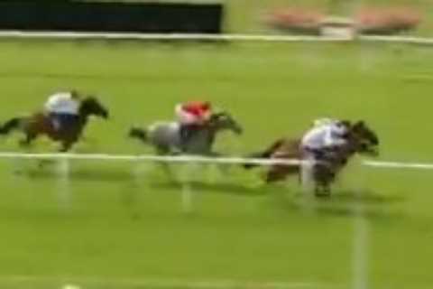 Watch amazing moment MASSIVE 80-1 outsider causes a giant shock against 1-4 favourite to leave..