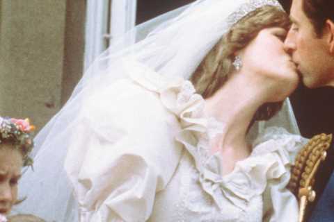 When did Prince Charles and Princess Diana get married and who was at their wedding?