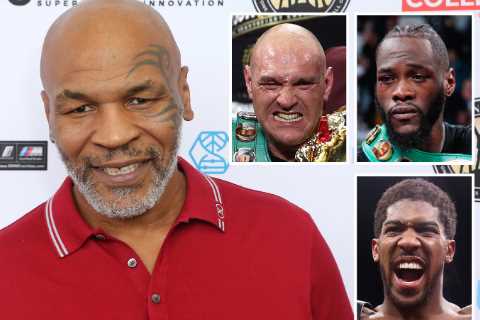 Boxing legend Mike Tyson believes he would’ve beaten heavyweight stars Fury, Joshua and Wilder in..