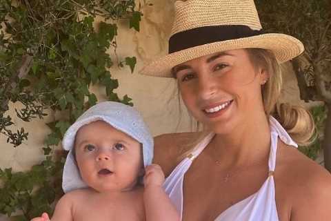 Dani Dyer looks stunning in a bikini on holiday a month after fearing she’d never get her figure..