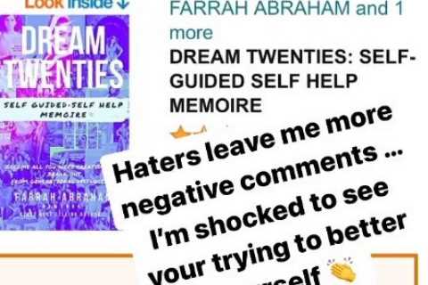 Teen Mom Farrah Abraham responds to her ‘haters’ as her new memoir is slammed after bizarre TikTok..