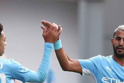 Man City 4 Barnsley 0: Riyad Mahrez continues red-hot form as he prepares to fight with Jack..