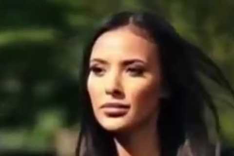 Watch as Maya Jama is introduced as Matchroom and DAZN boxing host.. but she jokes she needs to..