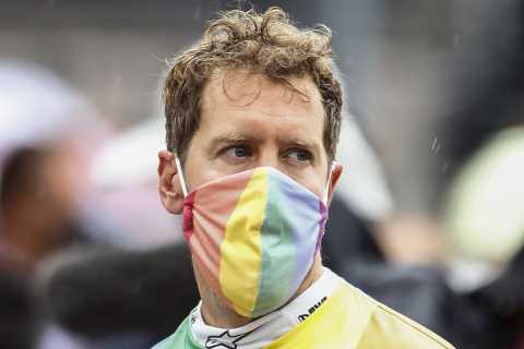 Defiant Sebastian Vettel warned for wearing rainbow T-shirt in stance against Hungary’s anti-LGBTQ+ ..