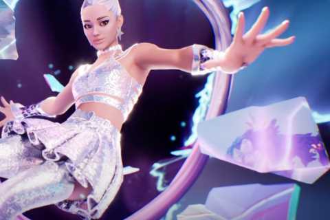 Check out Ariana Grande in FORTNITE as she prepares for virtual concert