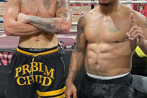 Jake Paul’s sparring partner Anthony Taylor mocks opponent Tommy Fury and tells Molly-Mae ‘come to..