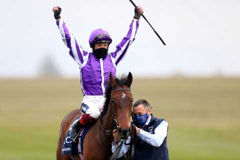 Mother Earth wins £150,000 Prix Rothschild in thrilling FOUR-WAY photo finish for Ryan Moore and..