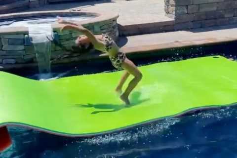 Jersey Shore fans impressed as Nicole ‘Snooki’ Polizzi’s daughter Giovanna, 6, does backflips on..