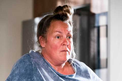 EastEnders spoilers: Karen Taylor lets rip at serial killer Gray Atkins as she makes shocking..