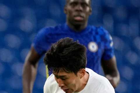 Watch Chelsea star Kurt Zouma’s brilliant reaction to N’Golo Kante nutmegging Son Heung-min in draw ..