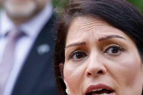 Priti Patel touring Greece to try to find a solution to foreign migrant-smuggling gangs