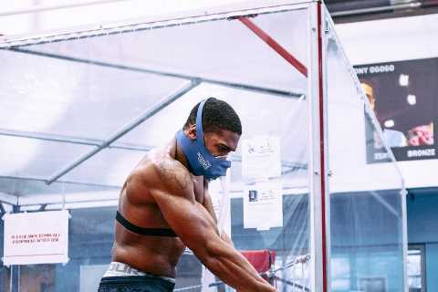 Anthony Joshua unfazed that coach McCracken is with Team GB at Olympics and says ‘it’s been good..