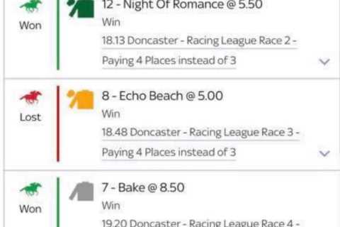 Racing League punter scoops £2500 off just £6.30 with ‘easy’ bet