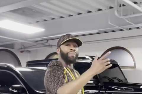 Floyd Mayweather shows off his amazing ‘sweet 16’ car collection worth millions in incredible..