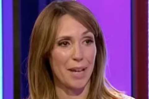 The One Show’s Alex Jones breaks down in tears live on air as she prepares to go on maternity leave