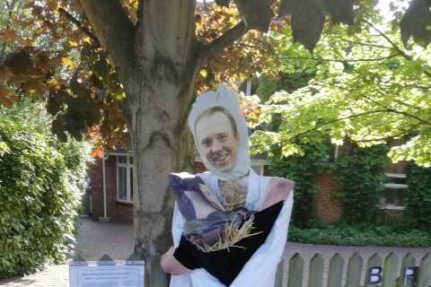 Matt Hancock’s affair with Gina Coladangelo mocked with hilarious effigy in village scarecrow..