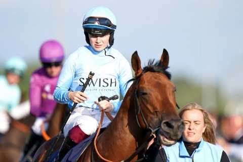 Saffie Osborne overcomes death threats and horrific injuries to lead the Racing League and chase..