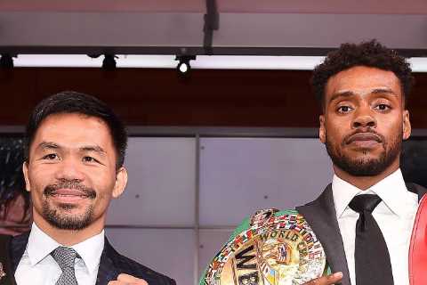Errol Spence Jr OUT of Manny Pacquiao super-fight with eye injury and set for surgery as Yordenis..
