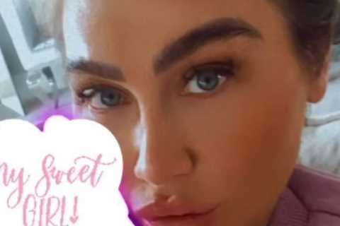 Lauren Goodger shares naked birthing pool snap as she opens up about her seven hour labour