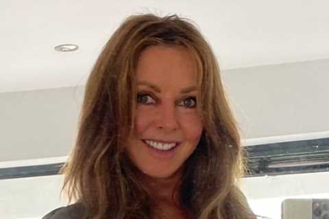 Carol Vorderman looks incredible dressed up for a day at the races as former Countdown star has..