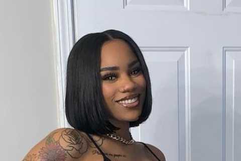Teen Mom Ashley Jones shows off new curves in black mini-dress after proudly revealing 20-lb weight ..