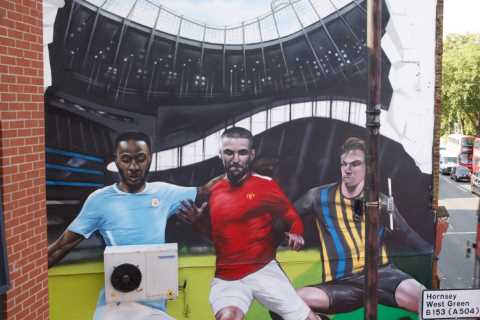 Fans’ top 10 favourite England players from Euros revealed as mural of Sterling, Shaw and Pickford..