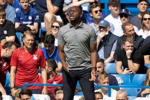 Patrick Vieira sheds aggressive playing style in dugout as he stays remains subdued during Palace’s ..