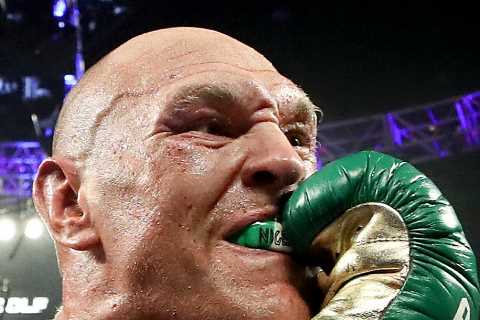 Tyson Fury back training as it ‘calms him down’ as baby daughter Athena fights for her life in..