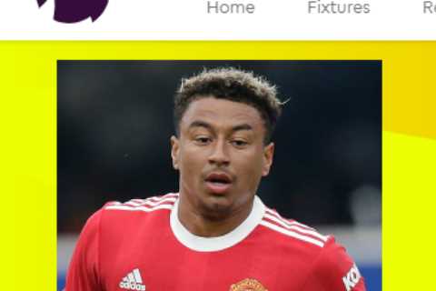 Man Utd star Jesse Lingard named as West Ham player on official Premier League website amid..