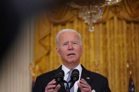 Read the full transcript of President Biden’s remarks on Afghanistan.