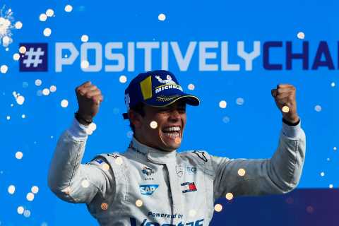 Nyck De Vries wins Formula E drivers’ championship after three title rivals crash out of deciding..