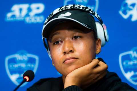 Naomi Osaka breaks down in tears and halts press conference as tennis star’s agent slams ‘bully’..
