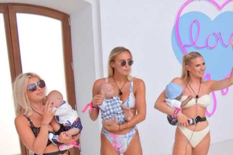 Six new Love Island stars arrive at the villa kicking and screaming tonight as baby task begins