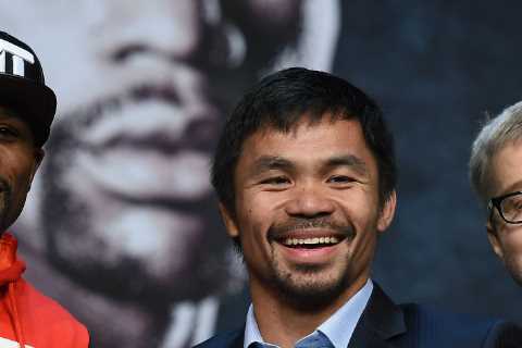 Manny Pacquiao wants Floyd Mayweather rematch and open to Josh Taylor clash but has bad news for..