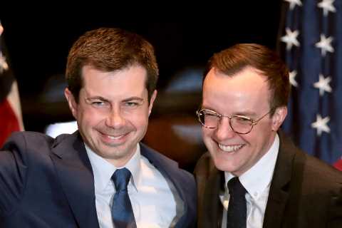 Pete Buttigieg says he and his husband, Chasten, are now parents.