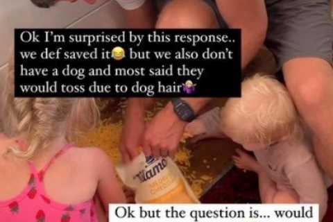Little People’s Audrey and Jeremy Roloff slammed for ‘saving’ cheese that fell on kitchen floor..