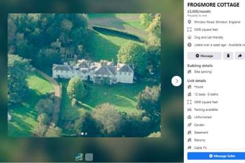 Prince Harry &amp; Meghan Markle mocked in spoof listing for ‘£5k-a-month’ Frogmore Cottage where..