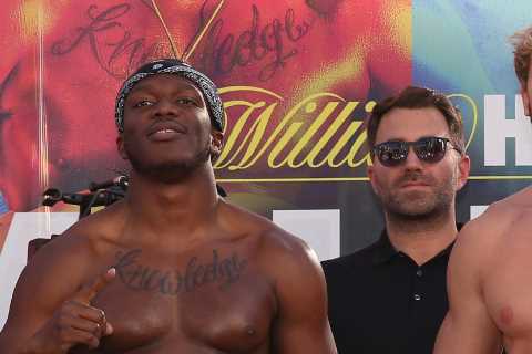 Hearn ‘moving away’ from ‘cringe’ YouTube fights to focus on serious boxing but has no issue with..