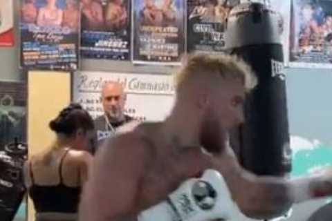 Watch Jake Paul punch bag footage that sparked fan backlash as YouTuber deemed ‘atrocious’ with ‘no ..