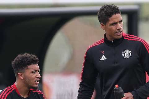 Jadon Sancho and Raphael Varane ‘in contention’ for first Man Utd start against Southampton..