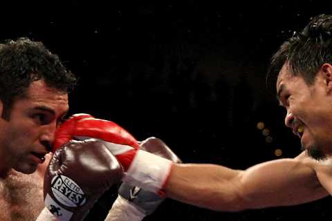 Manny Pacquiao’s punches are like ‘a machine gun’ according to former sparring partner Dean Byrne