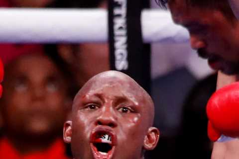 Yodenis Ugas denies fighting Manny Pacquiao with left arm injury and says he was ‘perfectly fine’..