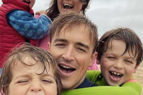 Inside Tom and Giovanna Fletcher’s idyllic Cornish staycation at luxury beach hut