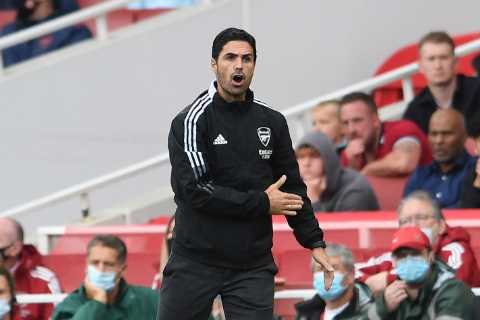 Fuming Arsenal fans block Arteta’s car and demand he ‘LEAVE the club’ after their worst ever start..