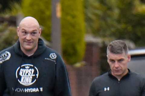 Tyson Fury spotted after morning run as he trains for Deontay Wilder fight after daughter’s return..