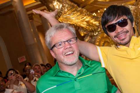 Manny Pacquiao’s trainer admits ‘I’m a little bit worried’ about legend fighting again and says..