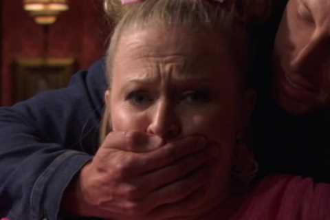 EastEnders fans go wild as they spot pregnant Kellie Bright’s hunky husband playing Linda’s..